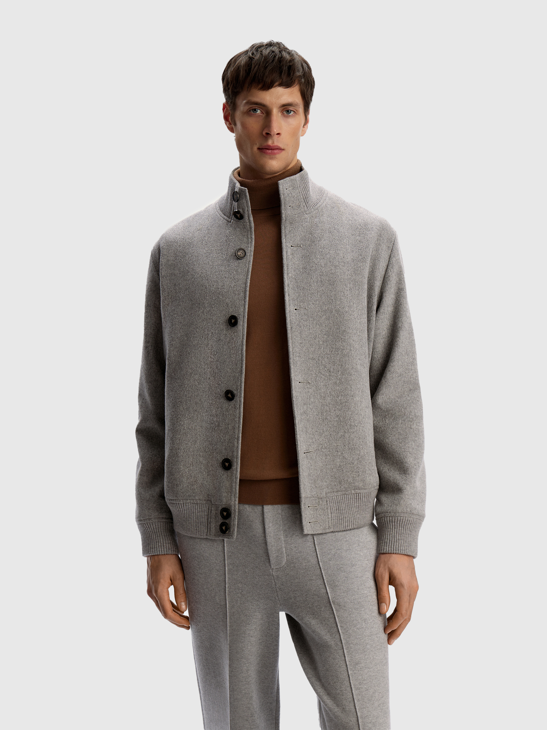 Бомбер из шерсти