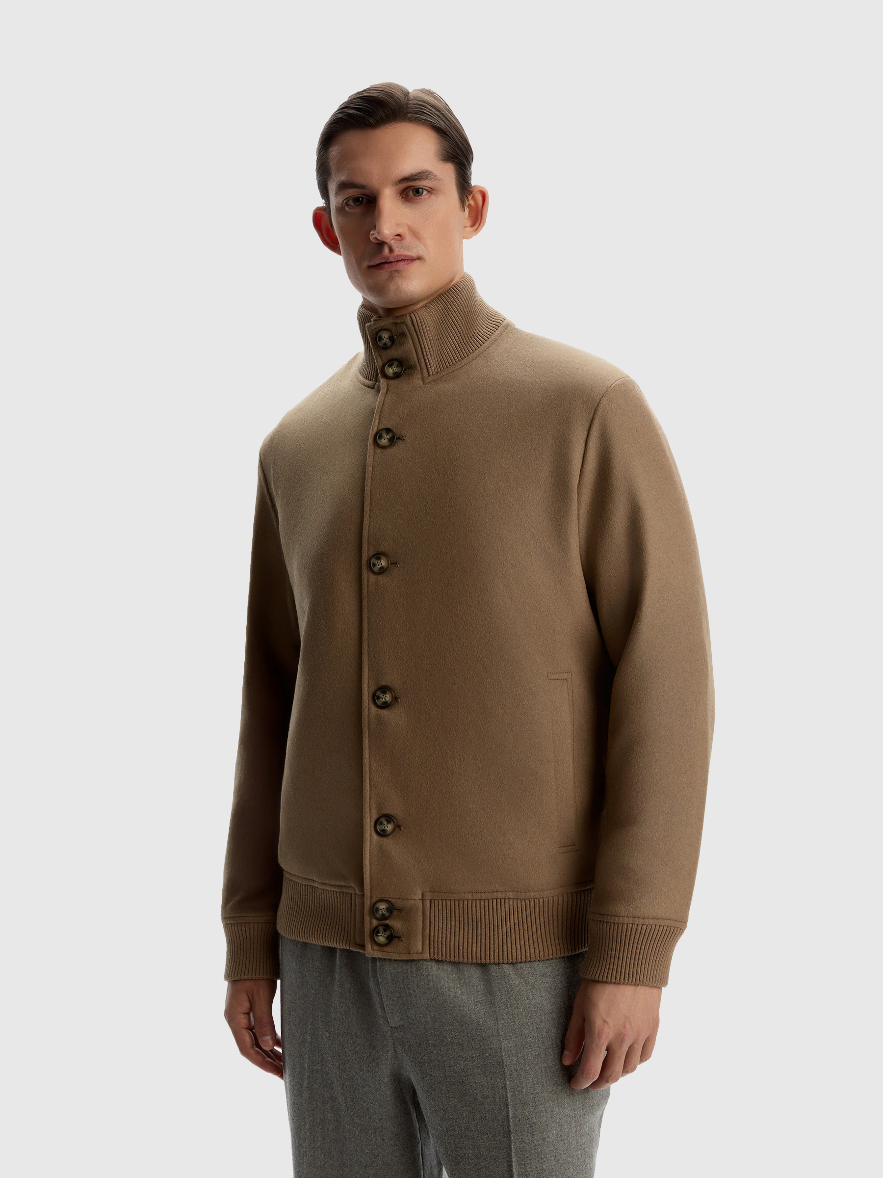 Бомбер из шерсти