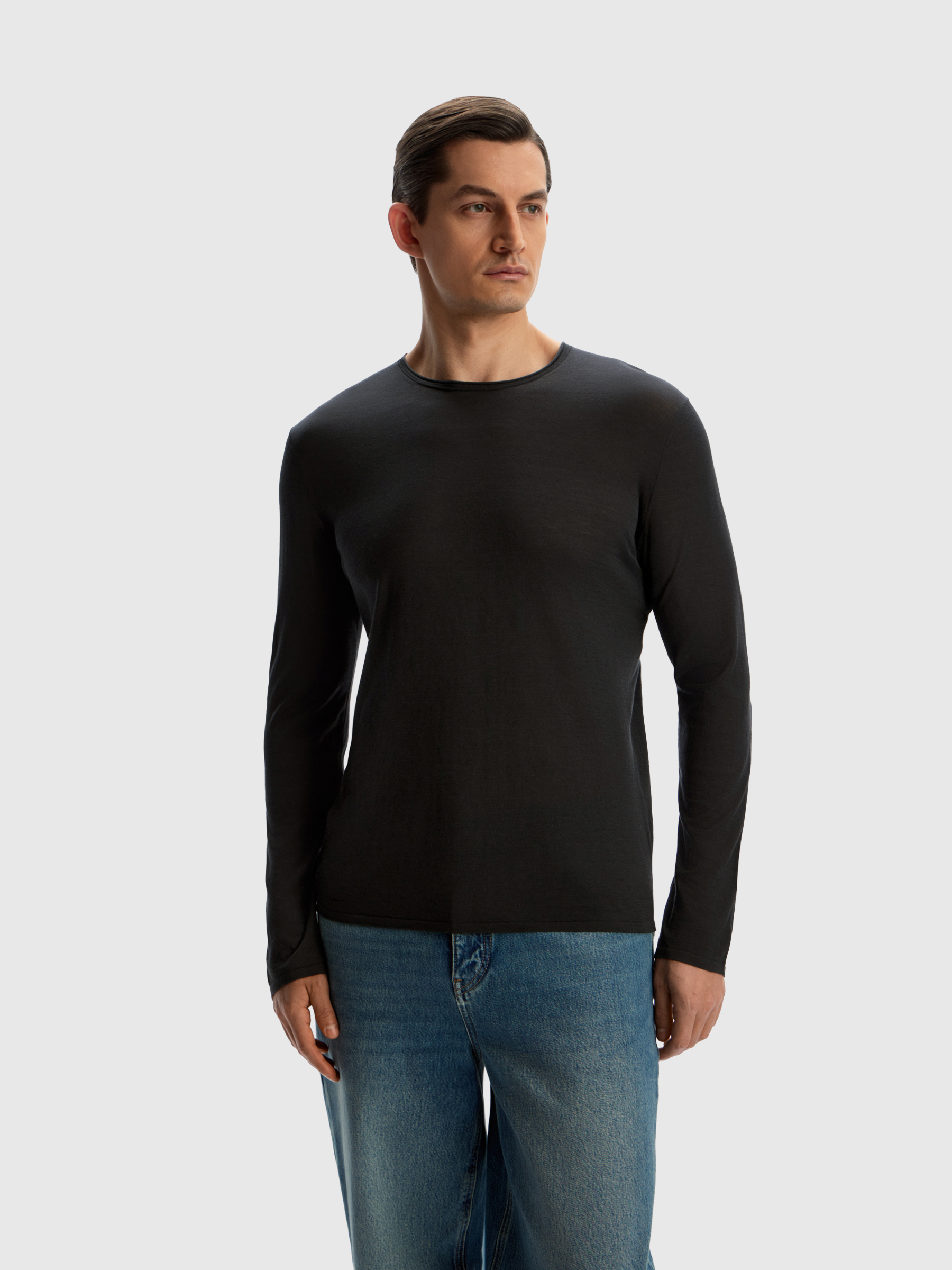 Джемпер из шелка и хлопка