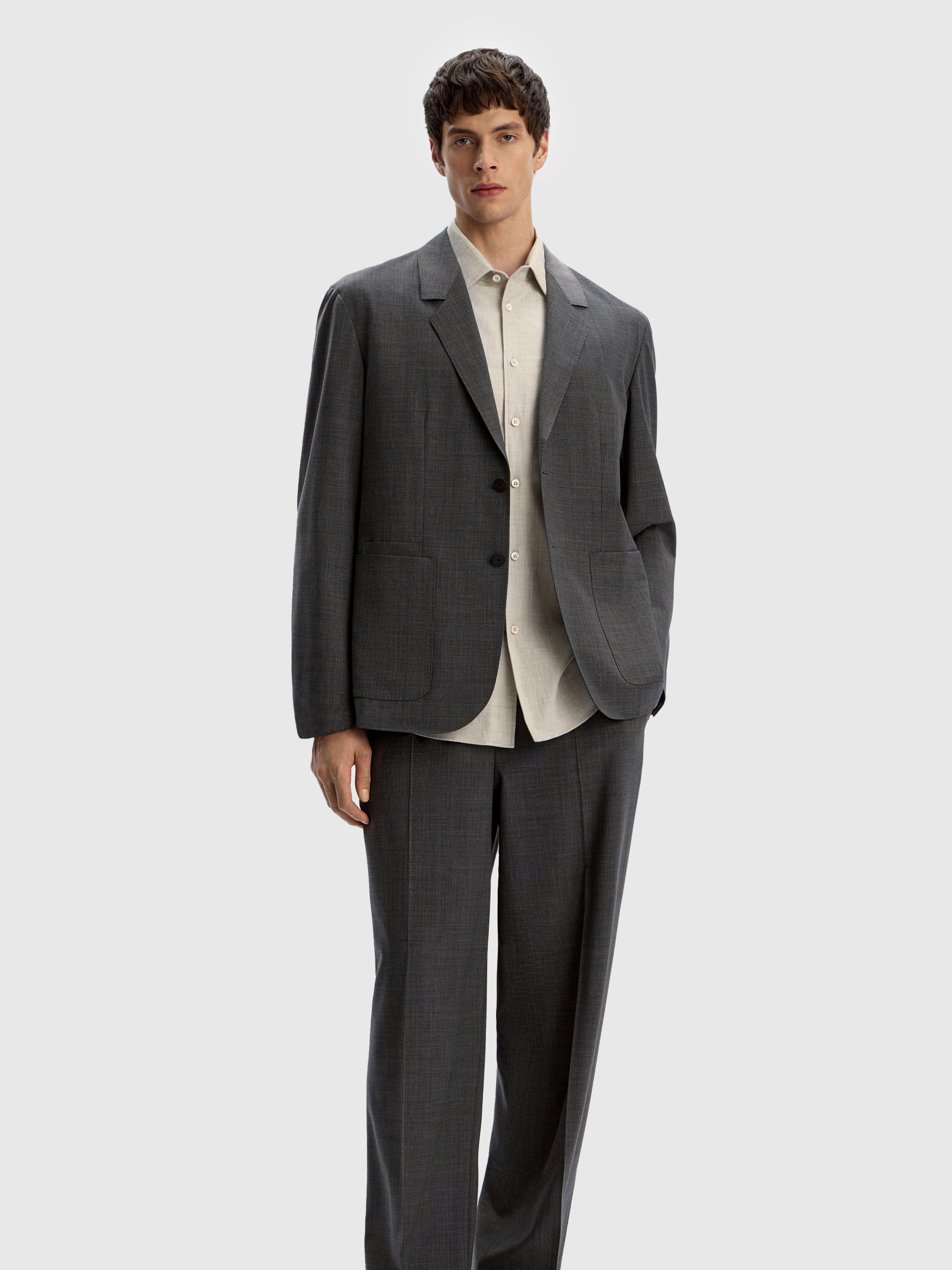 Брюки из тонкой шерсти