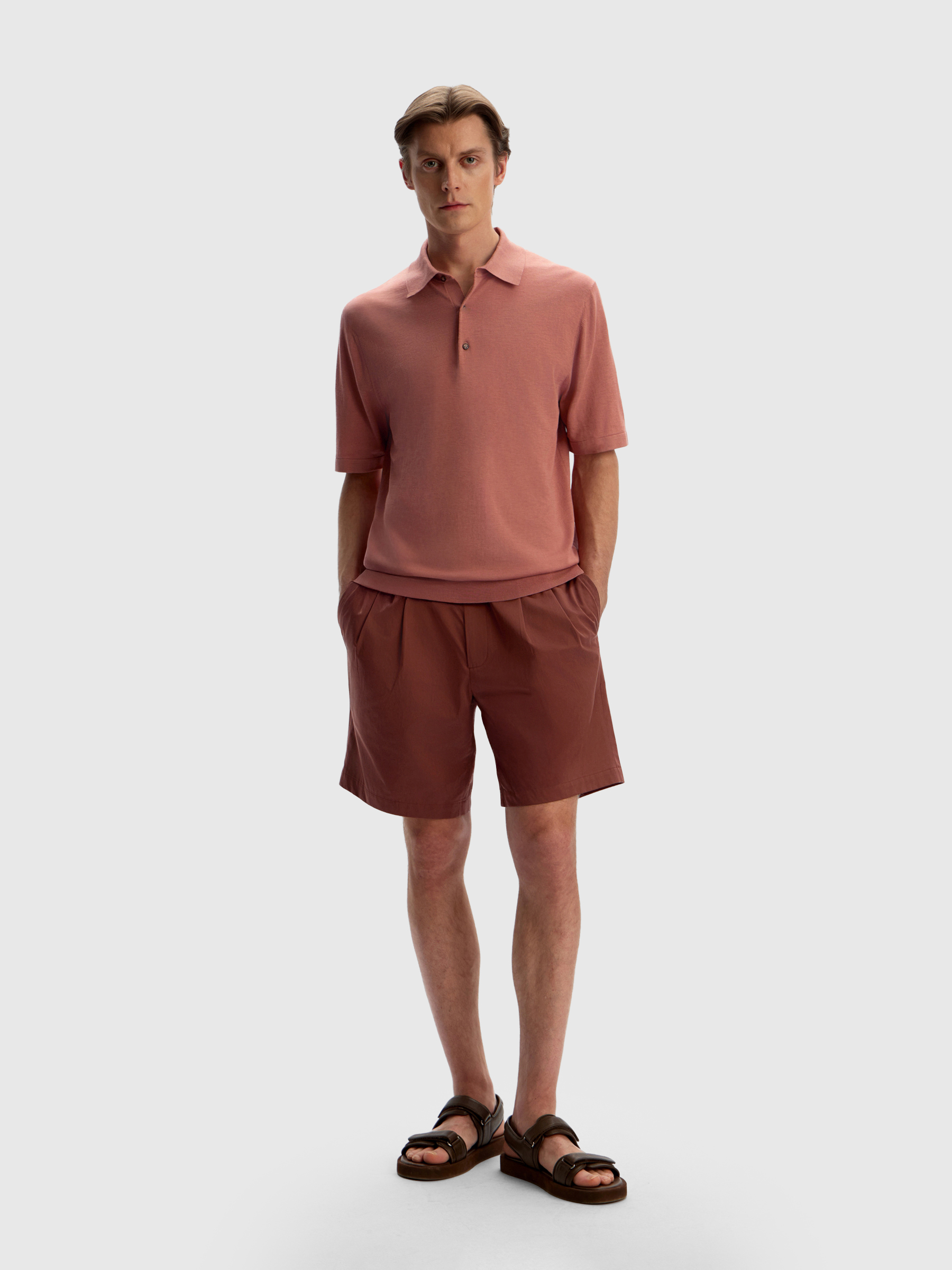 Шорты из плотного хлопка