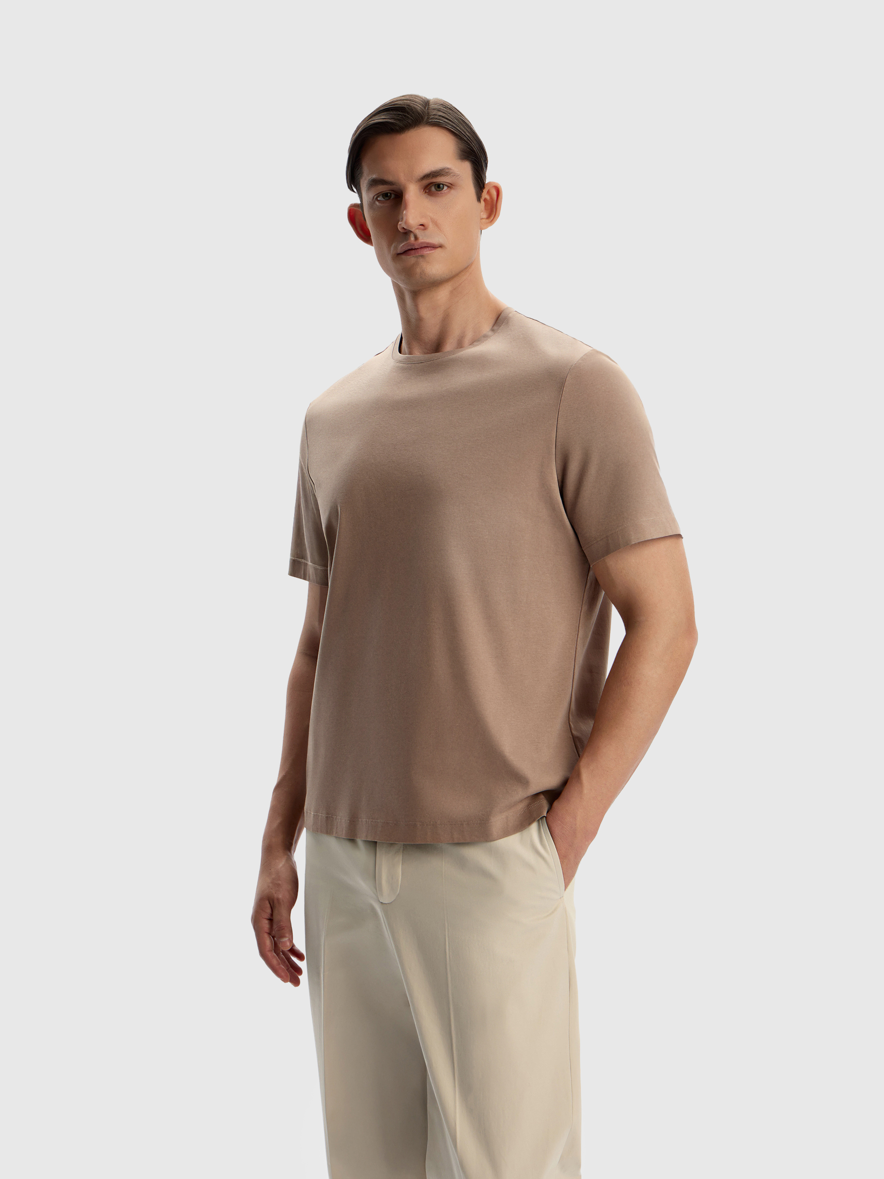 Футболка из мерсеризованного хлопка